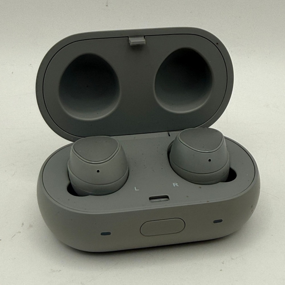 Samsung Gear IconX 2018 SM-R140 Wireless Earbuds Gray with Charging Case WORKING
